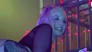 Amateur milf facial in public gang bang