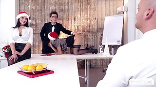 German Office Sex Party with Lilli Vanilli