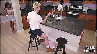 My Girlfriends Sister Slipped It In Right In Front Of Her Ft Ember Snow