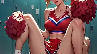 Beautiful cheerleader gets fucked after a class with her instructor, what a big ass and what big tits