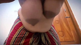 Desi Muslim Maid Gets Stuck Under Bed Half Naked - Horny Big Tits Girl Wants Anal Fuck From Boss