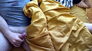 I Share a Bed with My Stepsister and Hear the Sounds of Sex Through the Wall. We Can't Sleep and Fucking Until I Creampie Her