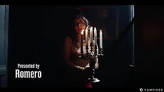 Gothic Lesbian Vampire Seduces Nerdy Girl in Haunted Mansion - Hypnotic Pussy Eating & Mind Control Sex