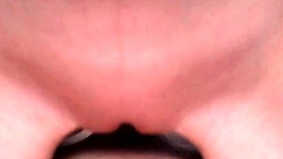 Massaging Her Cameltoe Pussy Until She Cums Hard