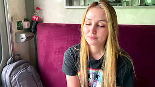 Fucked fellow traveler on the train... -Do you have a husband? Yes ! Oh god what have we done!