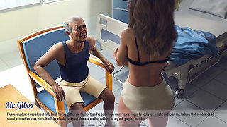 Awam 2 Sofia Real Fuck Edtion - Naughty Nurse Pt2 - Her Slutty Ways Milking 80yo Gibbs' Old Cock Dry