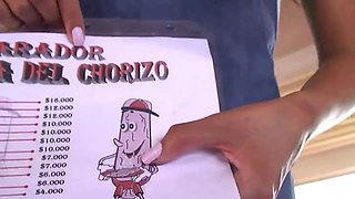 Skinny mexican wildly hardcore a Horny Blonde man