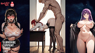 2d hentai compilation with dirty bitch Makima