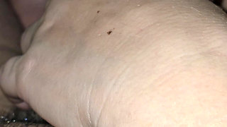 Step Mom Controls Step Son Cock without Moaning and handjob his big erection