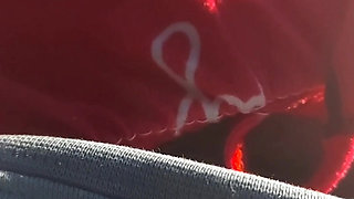 Having a hard orgasm