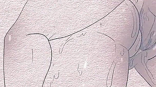 Animation on Paper- Pens and Pencils Hentai Anime: Hunter X Hunter Menchi Cartoon Porn 2D Sex