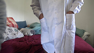 Syrian Refugee Is Shocked When Doctor Pulls Out His Big Dick in Front of Her