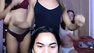 Group sex with a tranny is amazing