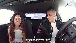 Watch scorching sex industry star interview on car's casting couch for the best XXX!