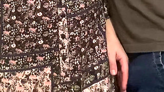 Old Perv Fingering Pussy in City Subway