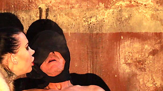 On a Chair with Smoking and Nipple Play