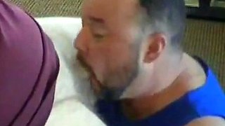 Grandpa and Daddy's Intimate BlowJob Session