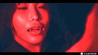Octokuro Asian Vampire Cosplay Lesbian Domination - Mind Control Hypno Sucking Huge Fake Tits