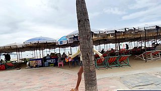 Tiny Thai teen takes a huge cock inside