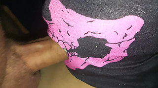 My mouth and throat are fucked with a huge cock