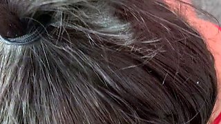 Mexicana blowjob with her big boobs