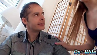 Alexis Crystal craves dark meat while her cuckold husband watches