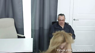 Sonia Sweet gets some after college attention by her dirty aged tutor