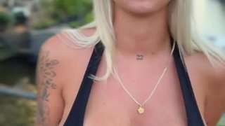 Tall Ash-blonde Stunner Cameron Cohen Showcases Her Abilities