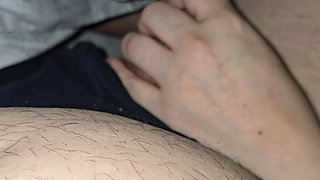 Step mom watches step daughter jerk off her boyfriend big cock