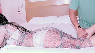 Cute Step Sis Fucked After a Body Massage