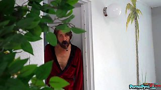 Young Aubree Valentine Gets Frisky With Old Homeowner S