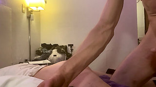 Close up of Emo Blonde and Me Take Her Doggy Then Jerk off on Her Ass