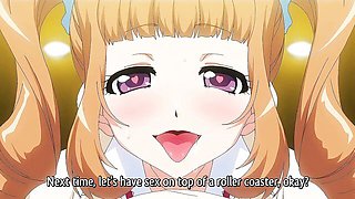 Big-Boobed Anime Girl With a Big Butt Expresses Milk During a Paizuri