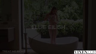 Hannah and Ellie's brunette babe action