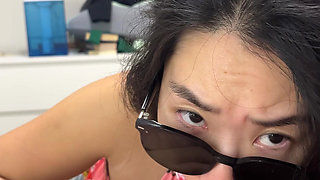 INSANE BLOWJOB FROM HOT TRADITIONAL CHINESE GIRL - HUGE CUMSHOT