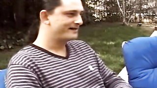 Baby girl's blowjob action