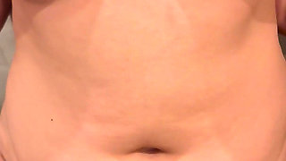Toilet Piss with Cum Covered Pussy Fresh Creampie Golden Stream