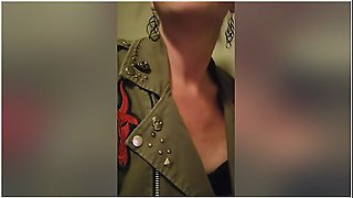 Horniest Sexy Milf Masturbates In Bar Bathroom