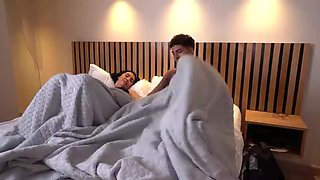 Stepmom Sarah Black Shares Hotel Bed With StepSon Thiago Lopez - Big Booty Latina Twerking & Screaming