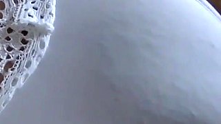 On the Beach I Filmed My Stepmother's Delicious Hairy Pussy and She Happily Showed It off