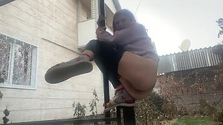 MargoAlisa as Alice Peeing Desperate 3 Times Outdoor - Amateur Redhead Teen Solo Pissing