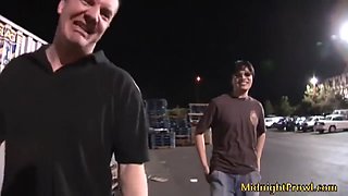 Foursome Fornicate Young Babe Veronique Blows Cocks