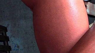 3D Huge Boobs Slut Wearing Sexy Lingerie Have Her First Time Group Sex