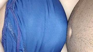 Busty piranha riding on wood!