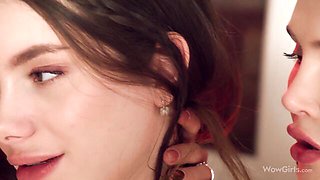 Sonya Blaze Private and Liz Ocean's lesbian scene by WOW Girls