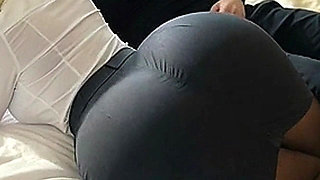 Petite Big Ass StepAunt Shaking Her Massive Ass in the Bedroom