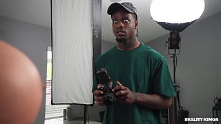 Oily Anal Photoshoot with Latina Babe Luna Star and Black Stud Damion Dayski