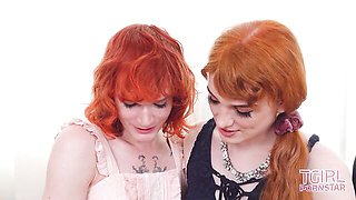 Erica Cherry and Evelyn's pink nipples xxx by Grooby Girls