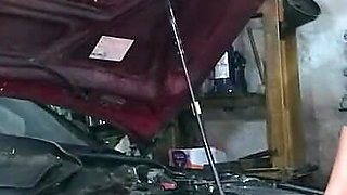 Sexy Mechanic Vilu Vidish Gets Pounded Toyota Ae101