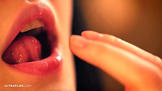 Super hot masturbation on the bed